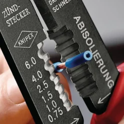 KNIPEX 97 22 240 SB Crimping Pliers with Multi-Component Grips, 240mm