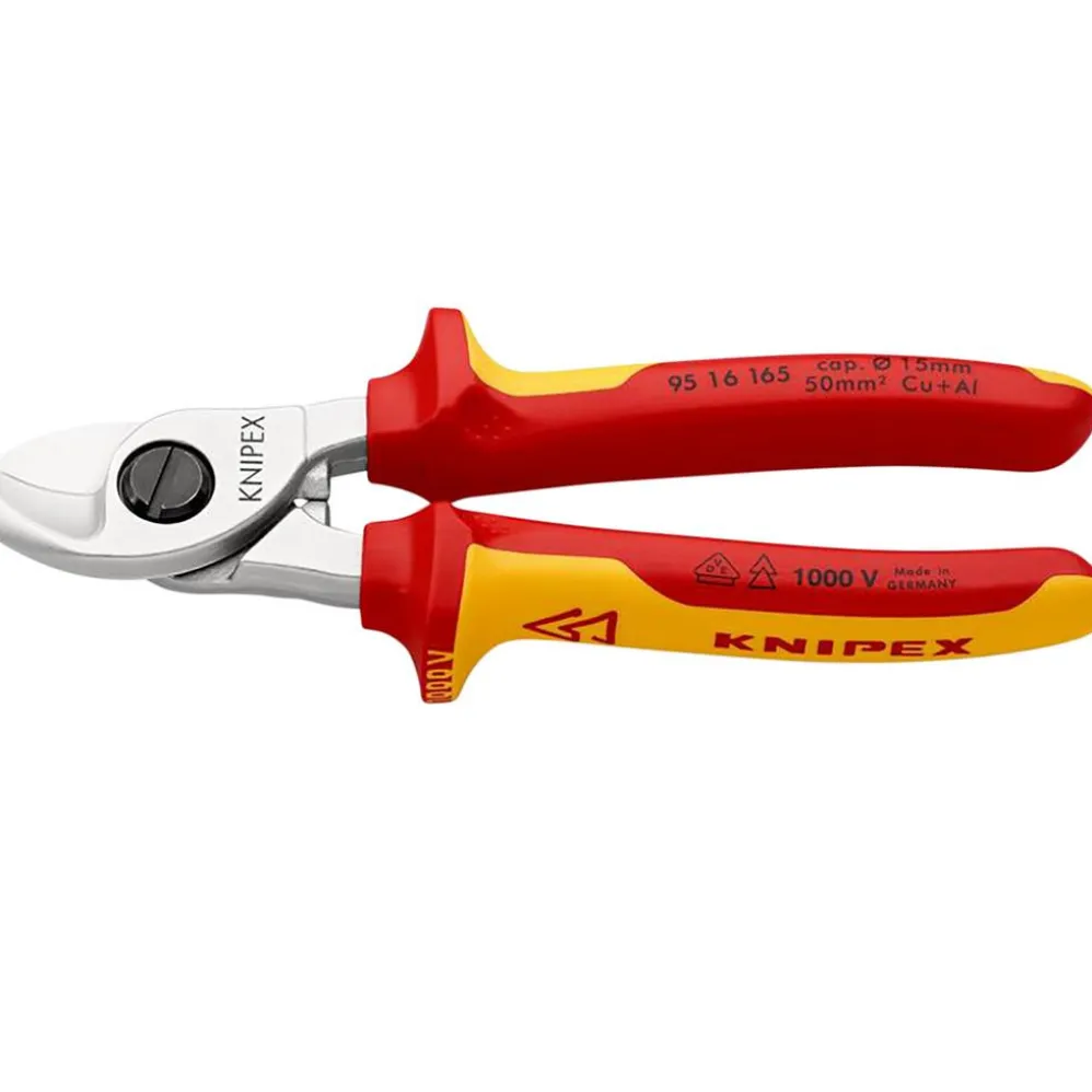 KNIPEX 95 16 165 SB VDE Cable Shears, 165mm
