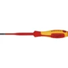 KNIPEX 98 20 40 SL VDE Insulated Slotted Screwdriver, 4 x 100mm - Slim