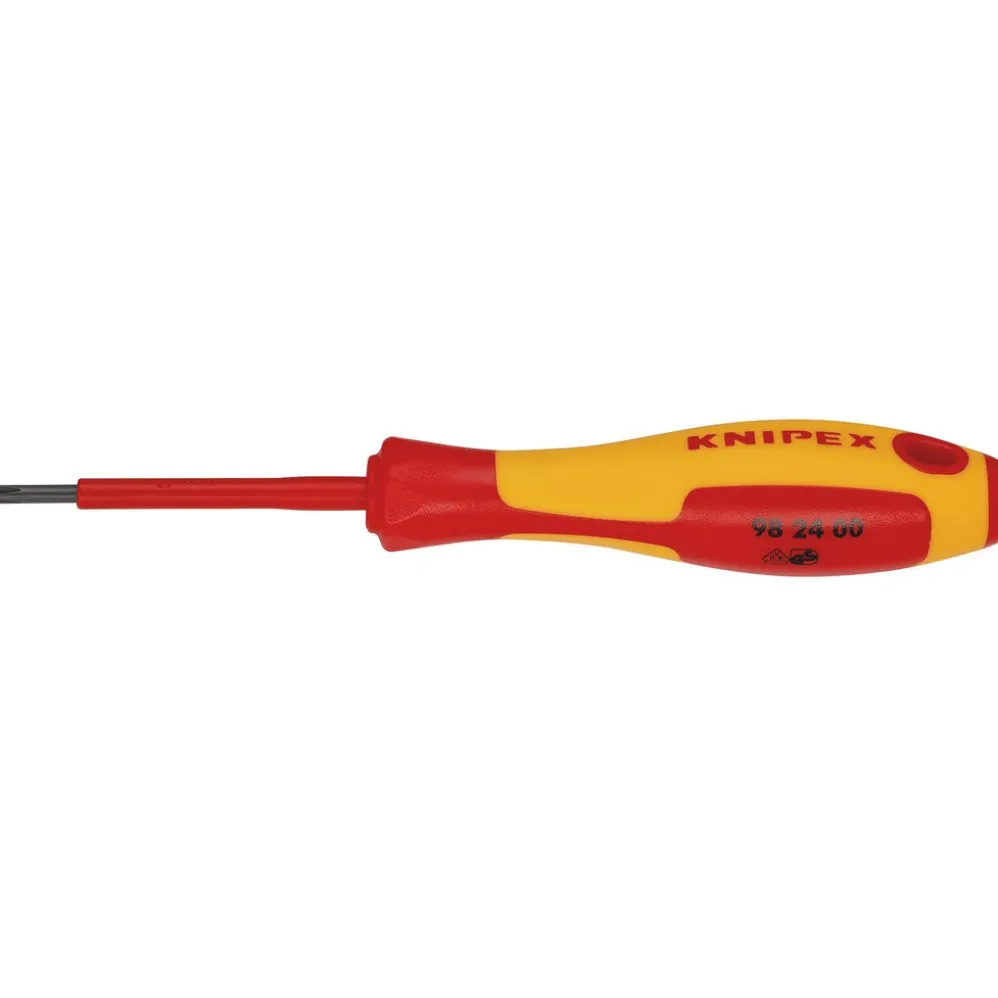 KNIPEX 98 24 00 VDE Insulated Screwdriver, PH0 x 60 mm