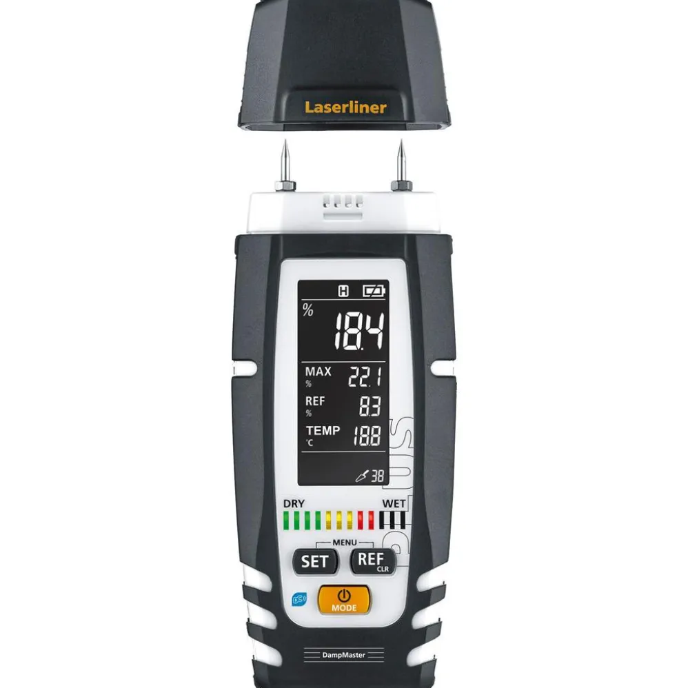 Laserliner 082.328A DampMaster Plus Material Moisture Measuring Device