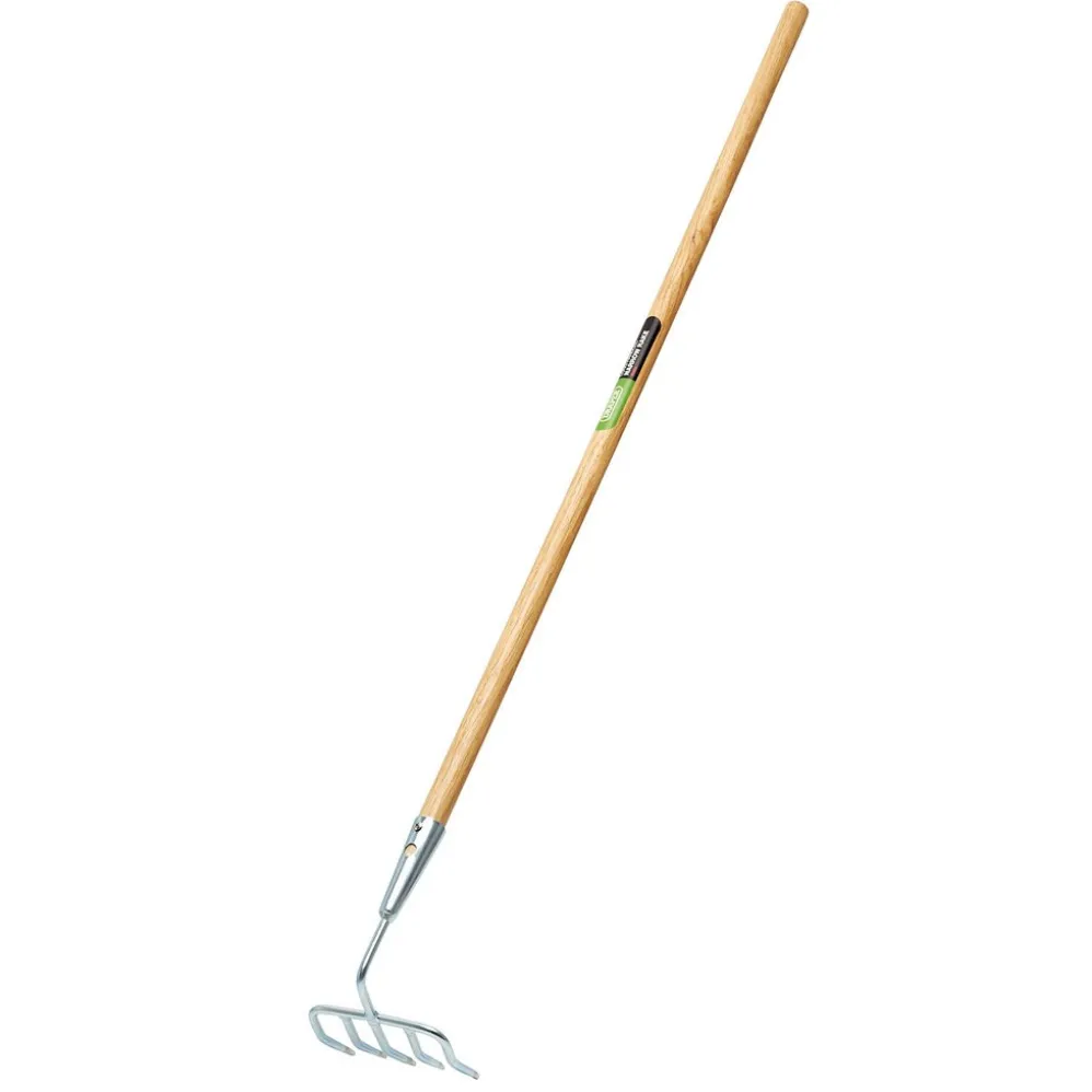 Long Handled Steel Narrow Rake