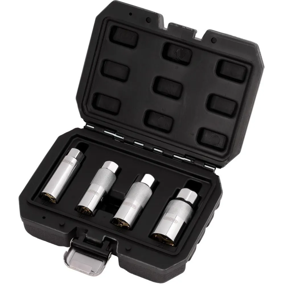Magnetic Spark Plug Socket Set, 3/8" Sq. Dr. (4 Piece)