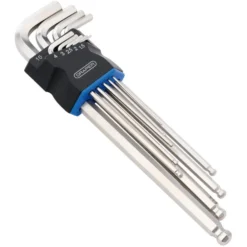 Metric Extra Long Arm Ball End Hex Key Set (9 Piece)