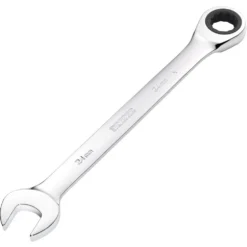 Metric Ratcheting Combination Spanner, 24mm