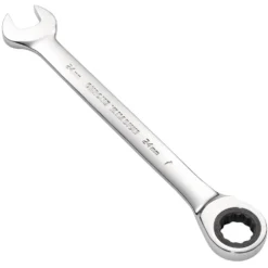 Metric Ratcheting Combination Spanner, 24mm