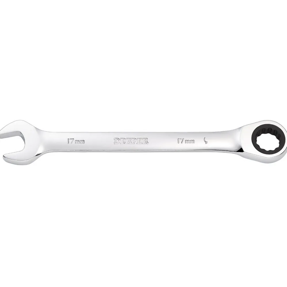 Metric Ratcheting Combination Spanner, 17mm
