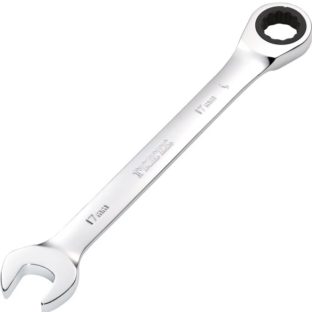 Metric Ratcheting Combination Spanner, 17mm