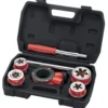 Metric Ratchet Pipe Threading Kit (7 Piece)