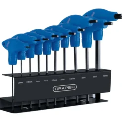Metric T-Handle Hex Key Set (10 Piece)