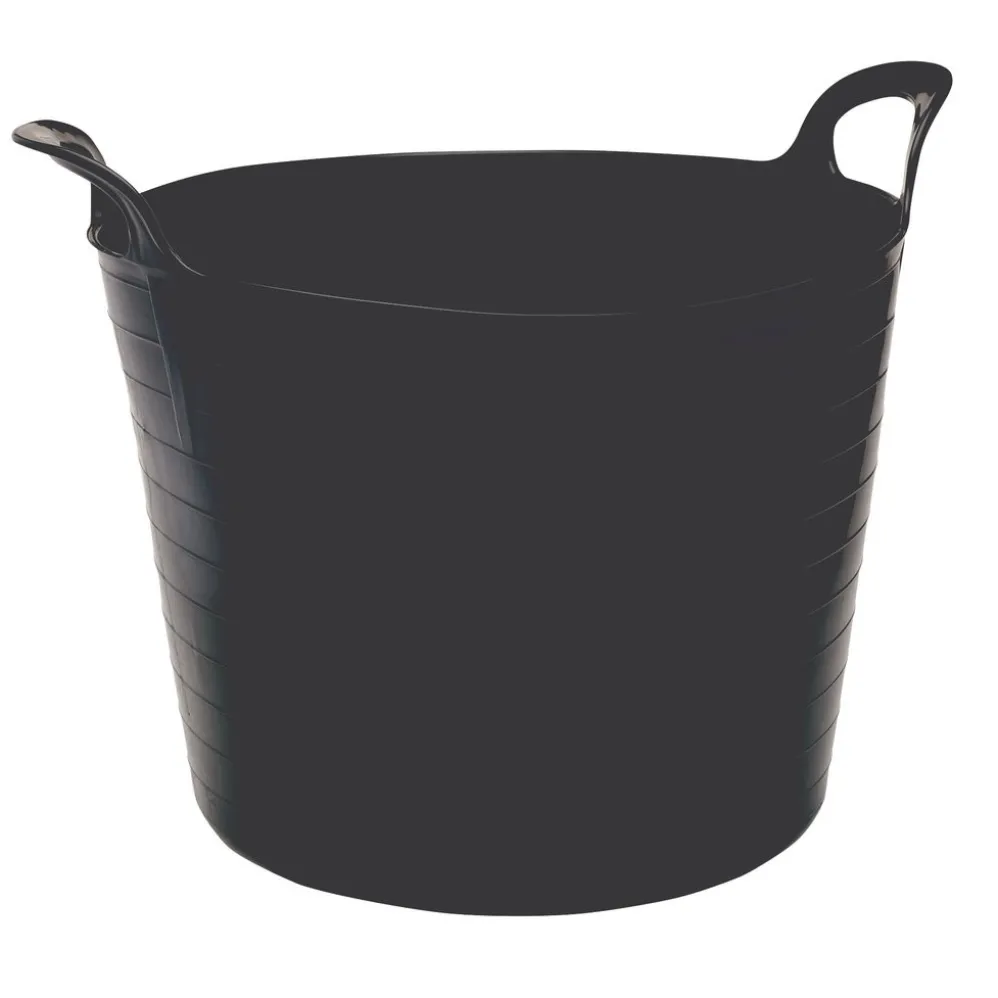 Multi-Purpose Flexible Bucket, 42L, Black