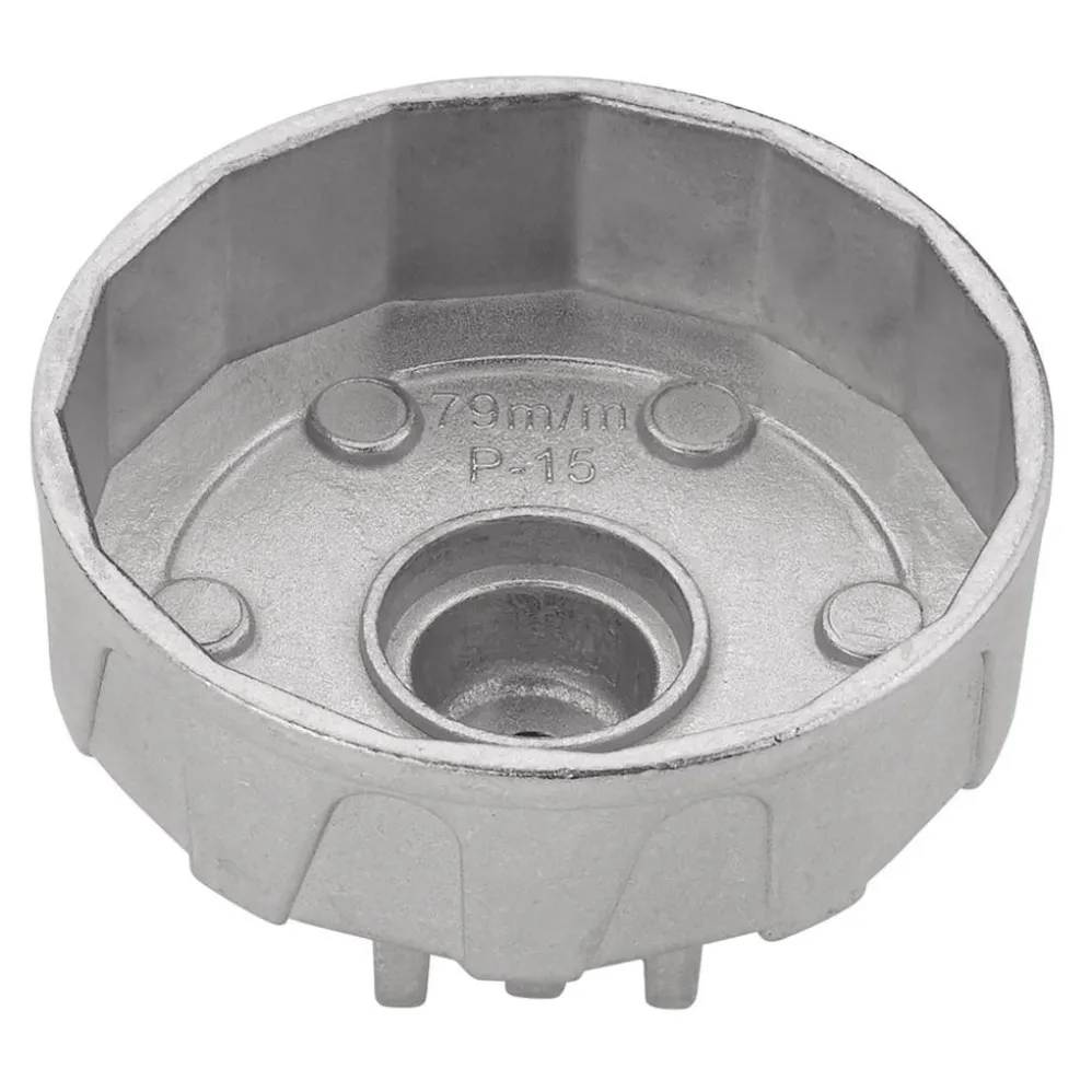 Oil Filter Wrench, 3/8" Sq. Dr., 79mm/15 Flutes