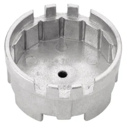 Oil Filter Wrench, 3/8" Sq. Dr., 70mm/14 Flutes