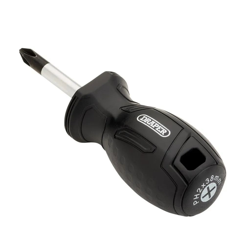 Phillips Hard Grip Screwdriver, PH2 x 38mm
