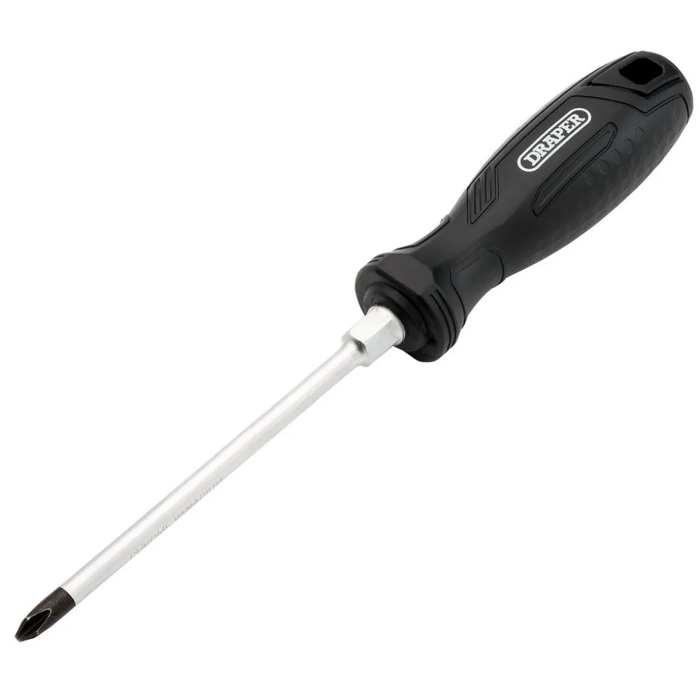 Phillips Hard Grip Screwdriver, PH2 x 125mm