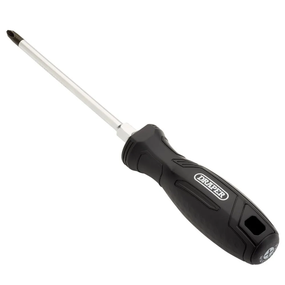 Phillips Hard Grip Screwdriver, PH2 x 125mm