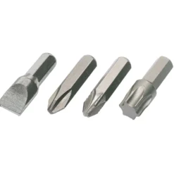Plain Slot Impact Screwdriver Bit, 8mm