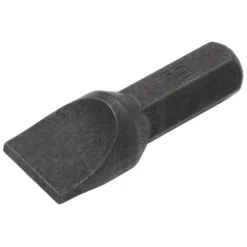 Plain Slot Impact Screwdriver Bit, 12mm