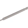 Plain Slot Insert Bit, 3mm, 1/4" Hex, 100mm Long (Pack of 1)