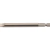 Plain Slot Insert Bit, 8mm, 1/4" Hex, 100mm Long (Pack of 1)
