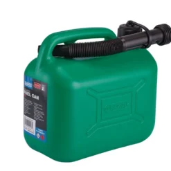 Plastic Fuel Can, 5L, Green