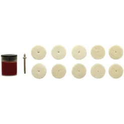 Polishing Wheels Set for D20 Engraver/Grinder (12 Piece)