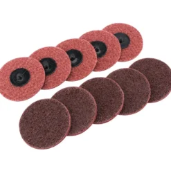 Polycarbide Abrasive Pads, 75mm, Medium (Pack of 10)