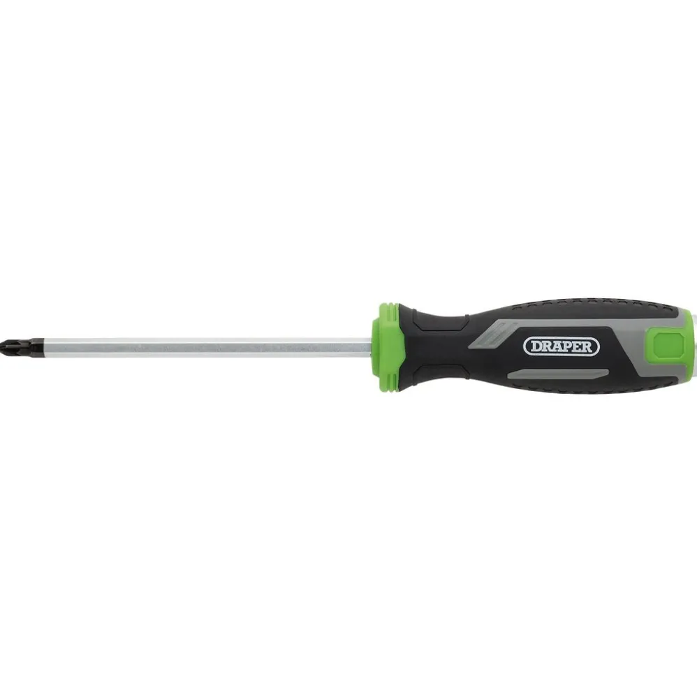 Pound Thru Pozi Soft Grip Screwdriver, PZ2 x 125mm