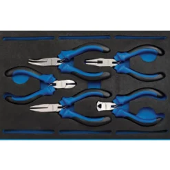 Precision Plier Set in 1/4 Drawer EVA Insert Tray (5 Piece)