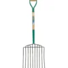10 Prong Manure Fork with Wood Shaft and MYD Handle