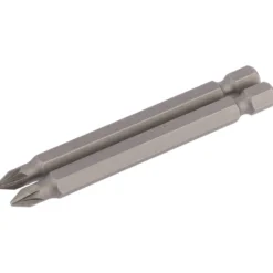 PZ Type Insert Bit, 1/4" Hex, 75mm Long, No.1 (Pack of 2)