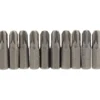 PZ Type Insert Bit, 1/4" Hex, 25mm Long, No.3 (Pack of 10)