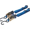 Ratcheting Tie Down Straps, 3.5m x 25mm, 250kg (2 Piece)