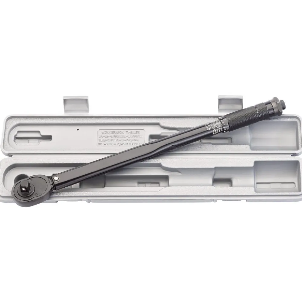 Ratchet Torque Wrench, 1/2" Sq. Dr., 30 - 210Nm