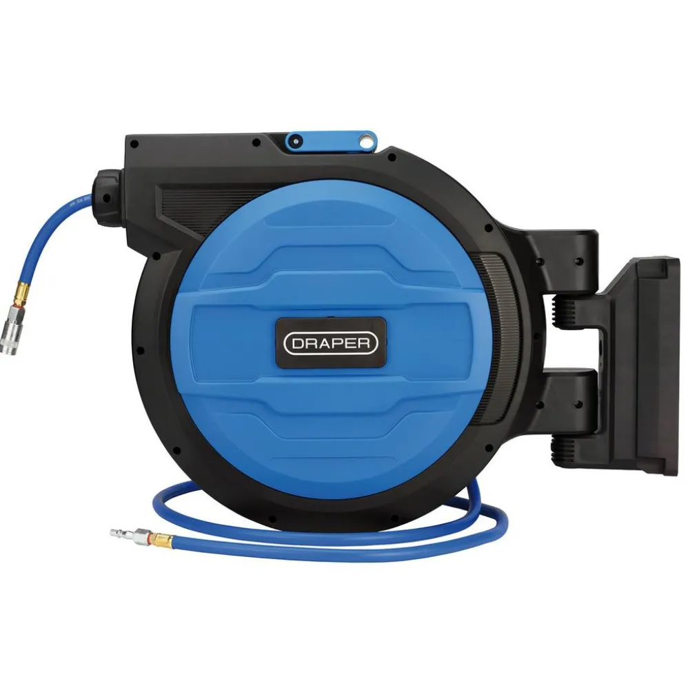 Retractable Air Hose Reel, 30m, 10mm ID