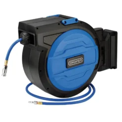Retractable Air Hose Reel, 20m, 10mm ID