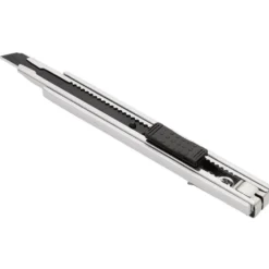 Retractable Metal Snap-off Knife, 9mm
