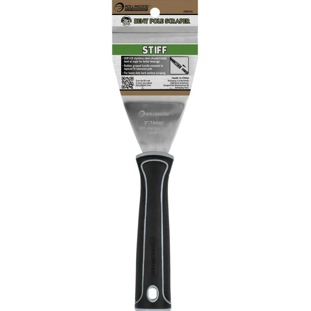 ROLLINGDOG Angled Pole Scraper, 3"/76mm