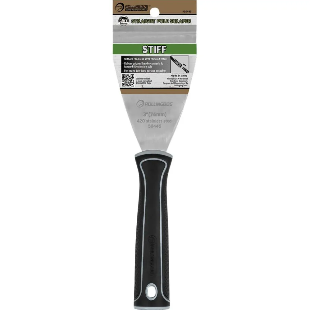 ROLLINGDOG Straight Pole Scraper, 3"/76mm