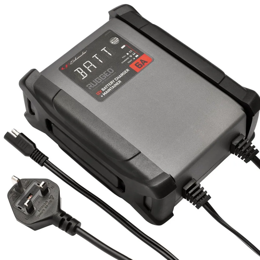 Schumacher® Rugged SPX459, 6A, 12V Battery Charger and Maintainer