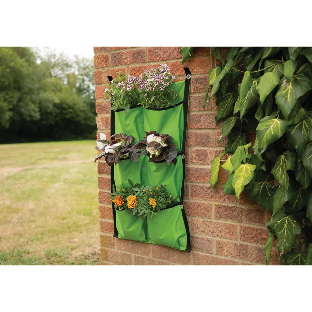 6-Section Fabric Hanging Grow Bag