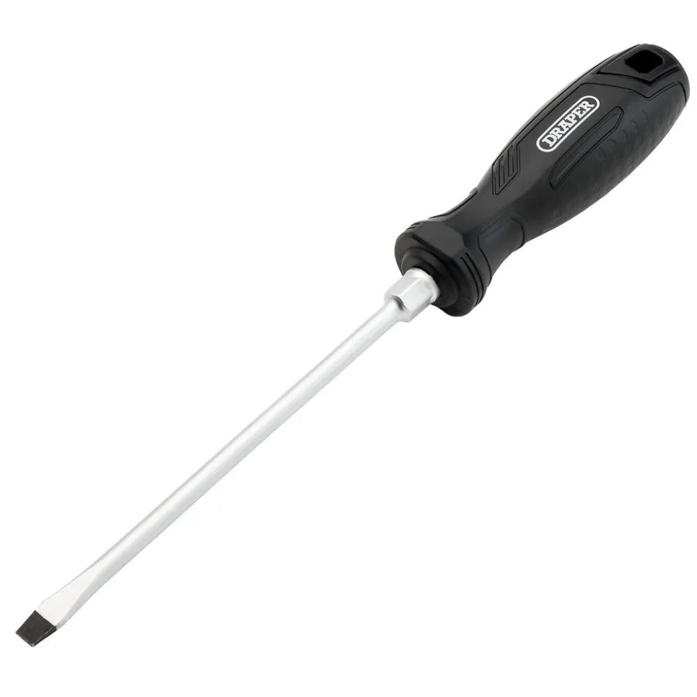 Slotted Hard Grip Screwdriver, 6.5 x 150mm