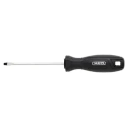Slotted Hard Grip Screwdriver, 4 x 100mm