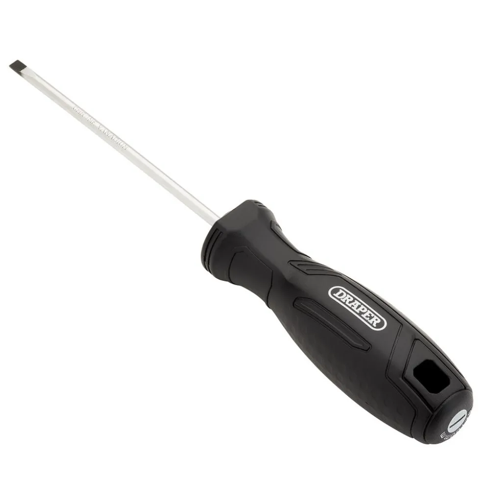 Slotted Parallel Hard Grip Screwdriver, 4 x 100mm