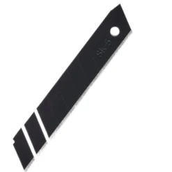 Snap-Off Segment Knife Blades, 18mm, Black (Pack of 10)