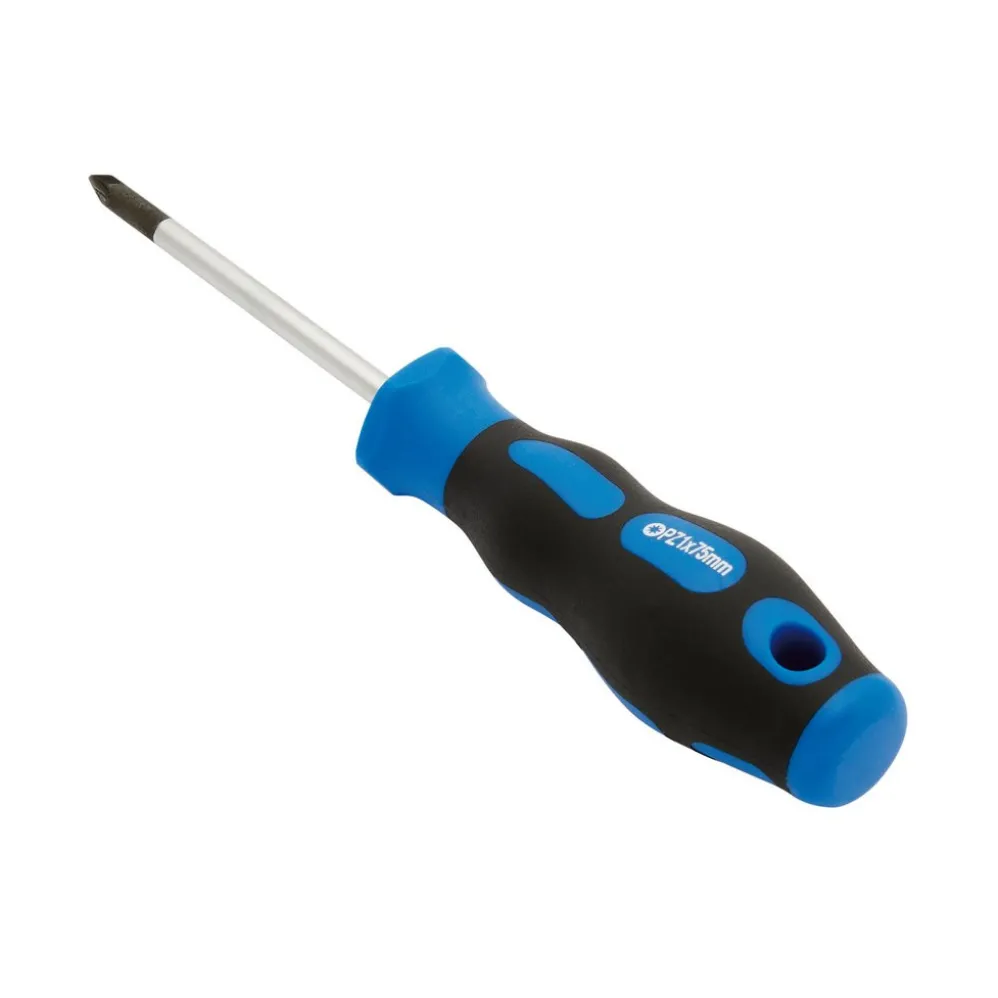 Soft Grip PZ TYPE Screwdriver, No.1 x 75mm