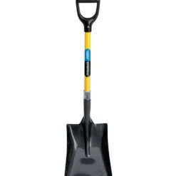 Square Mouth Builders Shovel with Fibreglass Shaft
