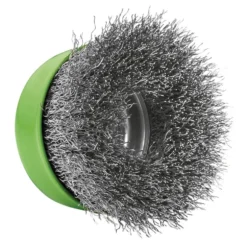 Stainless-Steel Crimped Wire Cup Brush, 75mm, M14