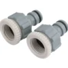 Tap Connectors, 1/2" and 3/4" (Pack of 2)