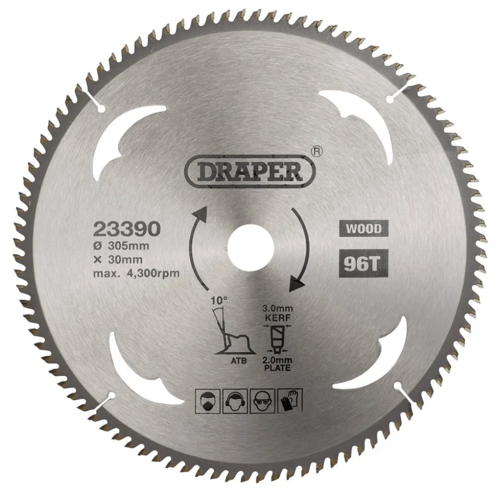 TCT Circular Saw Blade for Wood, 305 x 30mm, 96T